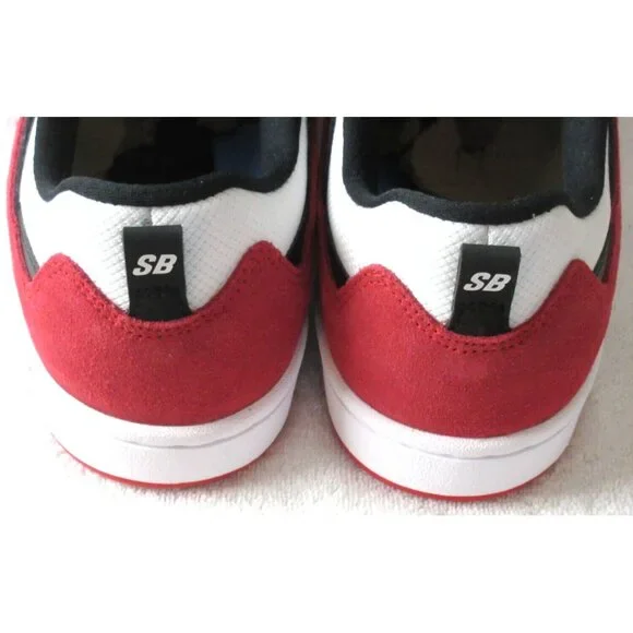 Nike Men's SB Alleyoop Classic Skate Shoes White Black University Red Sizes NIB - Picture 5 of 5